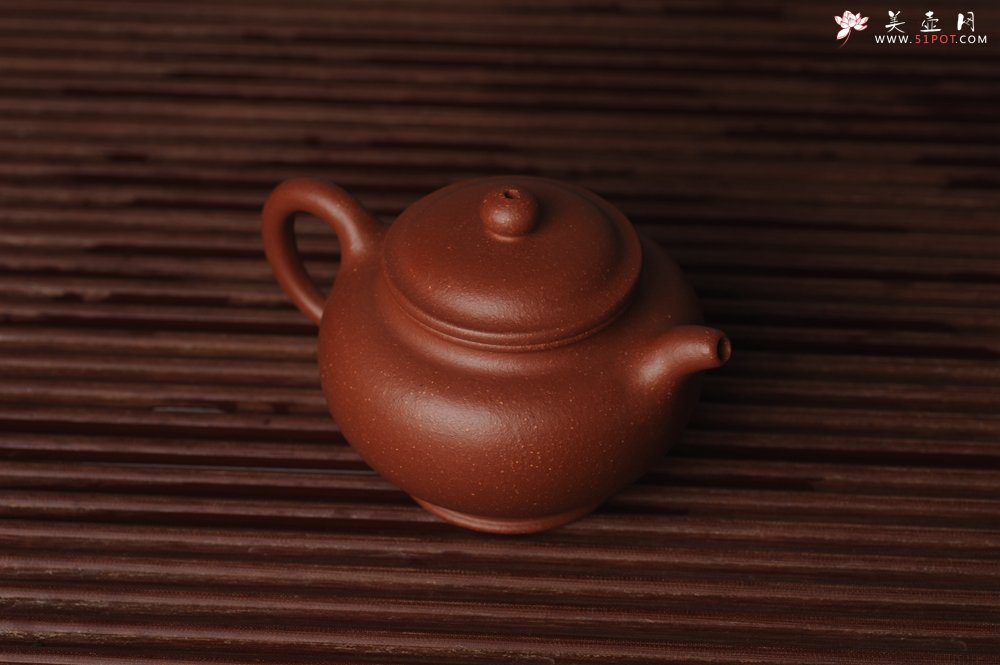 紫砂壶图片：美壶特惠 精致红降坡泥大亨掇只壶 茶人醉爱 - 宜兴紫砂壶网