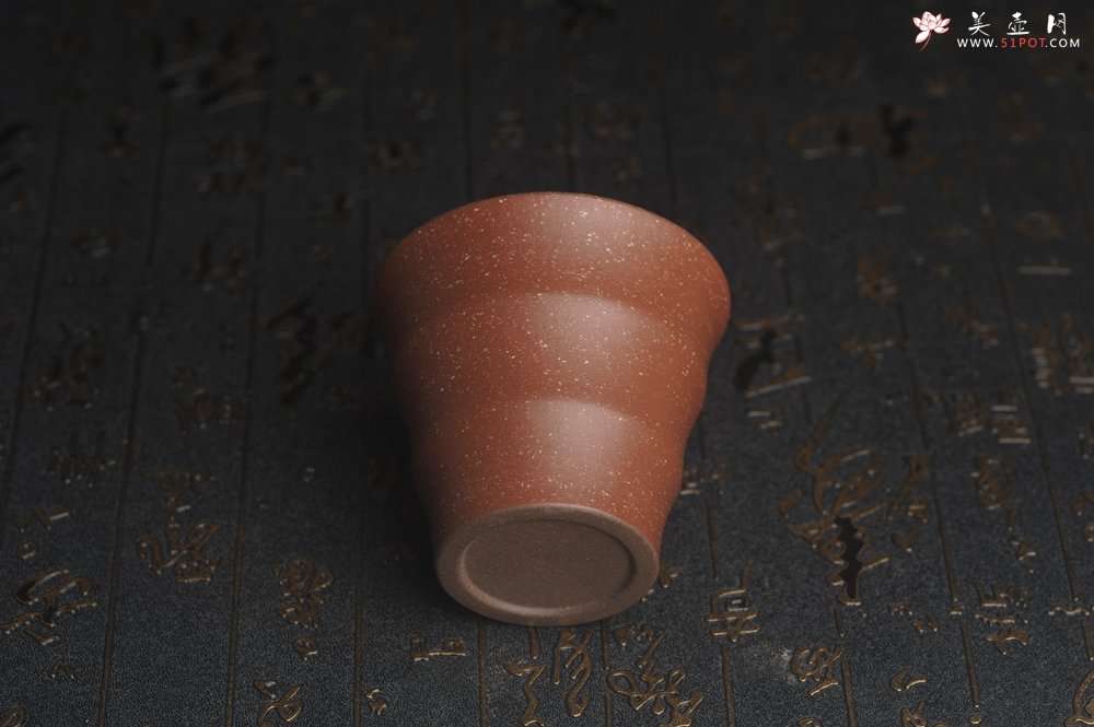 紫砂壶图片：美杯特惠 好泥好工厚实波浪主人杯 茶人醉爱 - 宜兴紫砂壶网