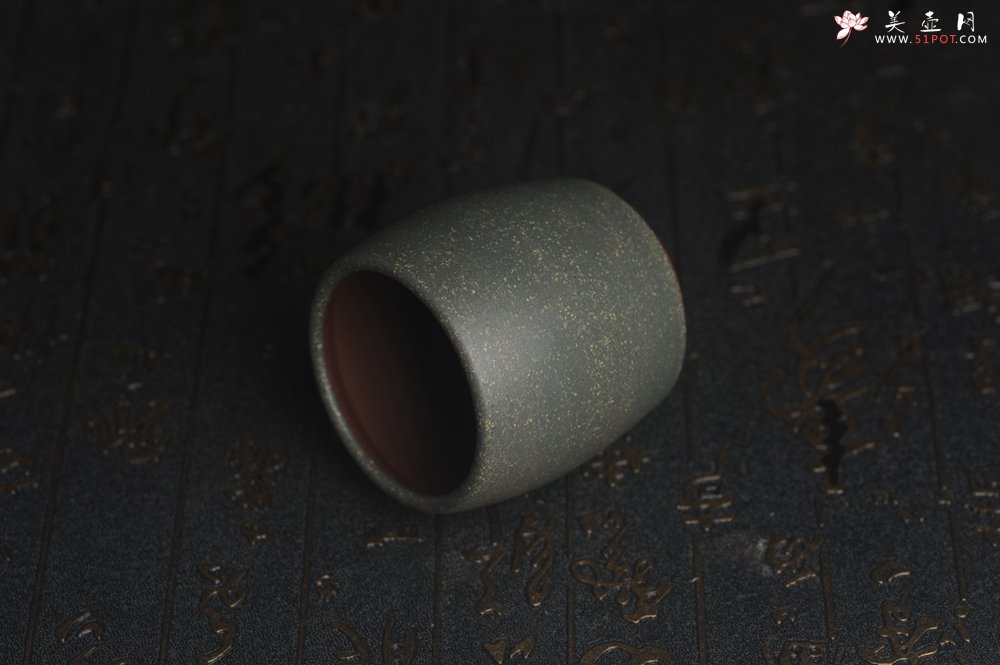 紫砂壶图片：美杯国庆特惠 精品好泥好工雅致厚实清莲主人杯二式 - 宜兴紫砂壶网