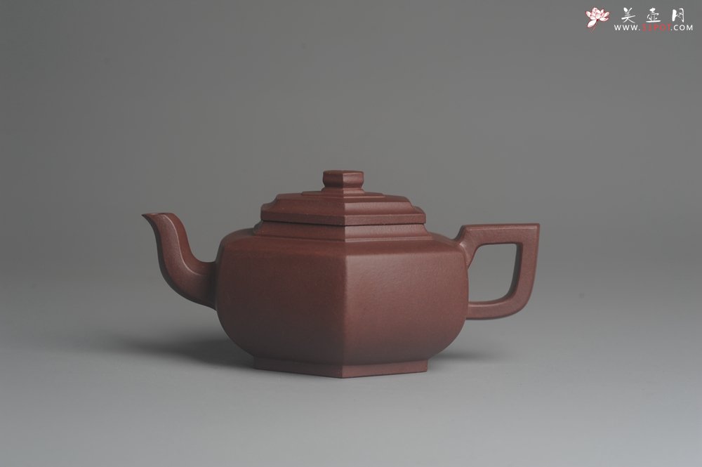 紫砂壶图片：美壶特惠 精致全手工六方雪华 泥料超好 矿物质丰富 - 宜兴紫砂壶网
