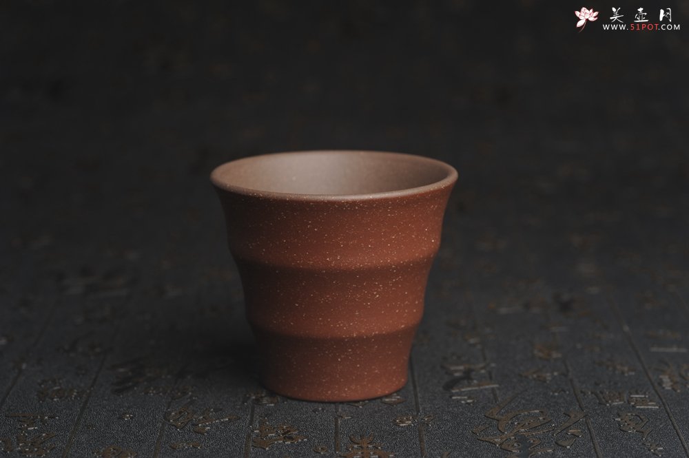 紫砂壶图片：美杯特惠 好泥好工厚实波浪主人杯 茶人醉爱 - 宜兴紫砂壶网