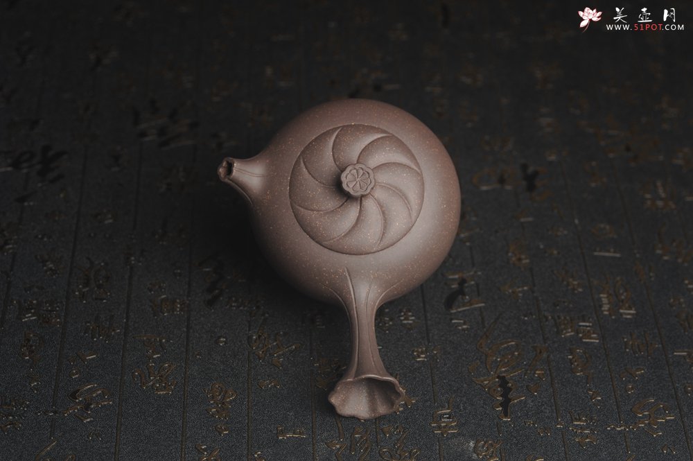 紫砂壶图片：美壶特惠 精致青灰段泥唐羽壶 造型别致 茶人醉爱 - 宜兴紫砂壶网