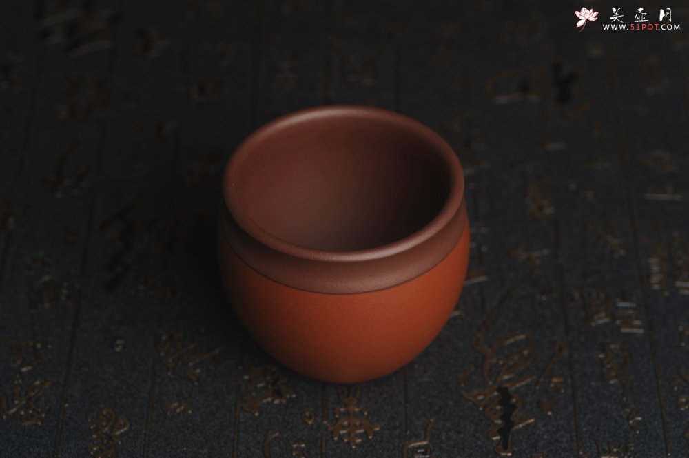 紫砂壶图片：美杯特惠 好泥好工雅致特厚实缸杯主人杯三式 - 宜兴紫砂壶网