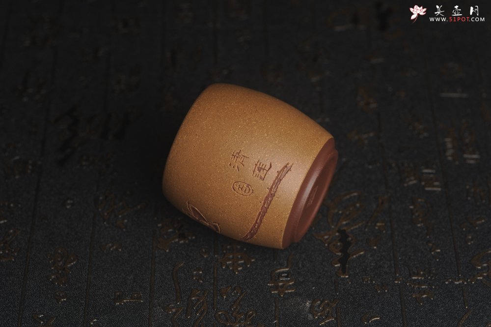 紫砂壶图片：美杯国庆特惠 精品好泥好工雅致厚实清莲主人杯三式 - 宜兴紫砂壶网