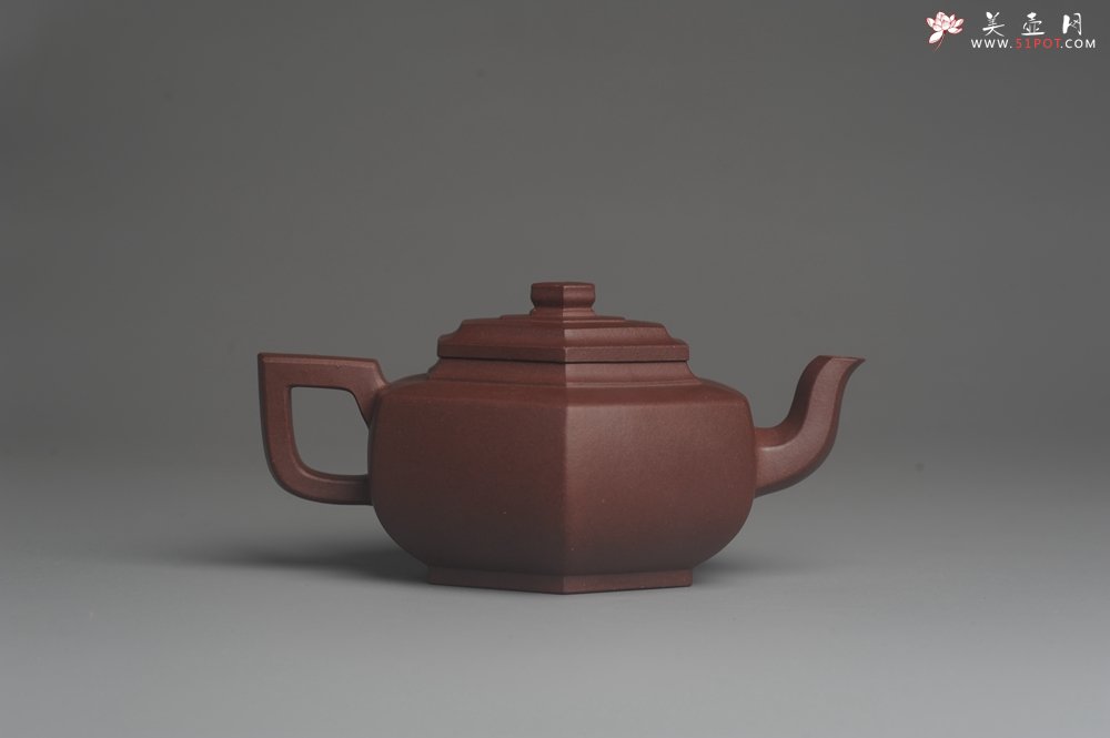 紫砂壶图片：美壶特惠 精致全手工六方雪华 泥料超好 矿物质丰富 - 宜兴紫砂壶网