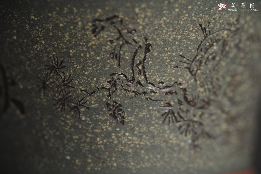 紫砂壶图片：美杯国庆特惠 精品好泥好工好刻雅致特厚实松鼠主人杯二式 - 宜兴紫砂壶网