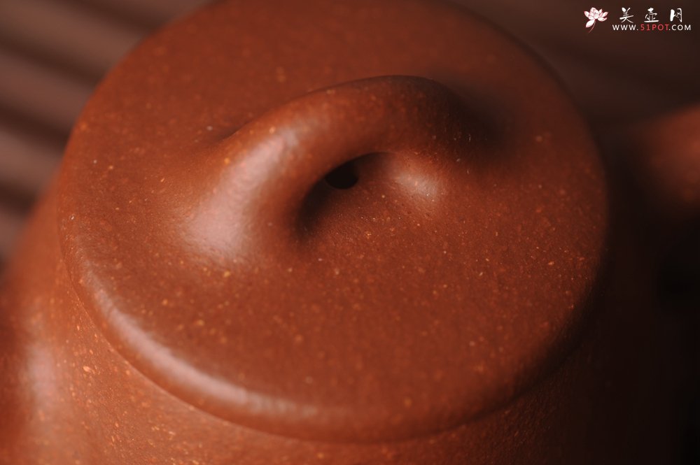 紫砂壶图片：美壶特惠  精工红降坡泥高石瓢 茶人醉爱 - 宜兴紫砂壶网