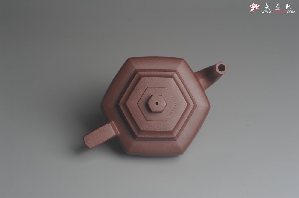 紫砂壶图片：美壶特惠 精致全手工六方雪华 泥料超好 矿物质丰富 - 宜兴紫砂壶网