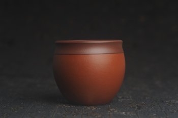 紫砂壶图片：美杯特惠 好泥好工雅致特厚实缸杯主人杯三式 - 宜兴紫砂壶网