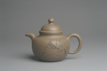 紫砂壶图片：美壶特惠 优质青段精致寿珍掇球壶 茶人醉爱 - 宜兴紫砂壶网