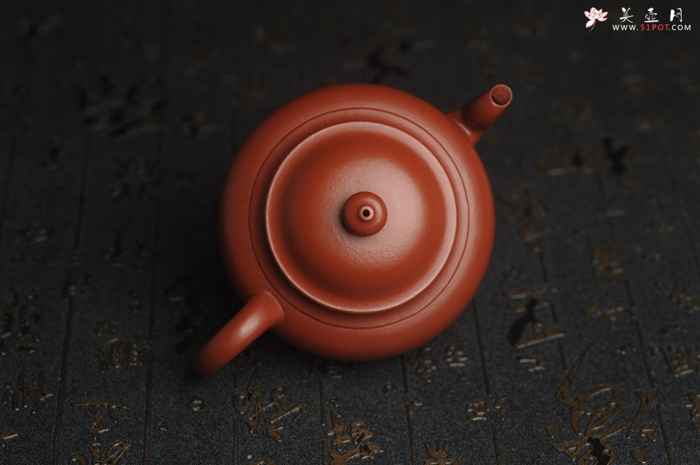 紫砂壶图片：正宗小煤窑朱泥 全手工宫灯壶 隽秀文气 茶人醉爱 - 宜兴紫砂壶网