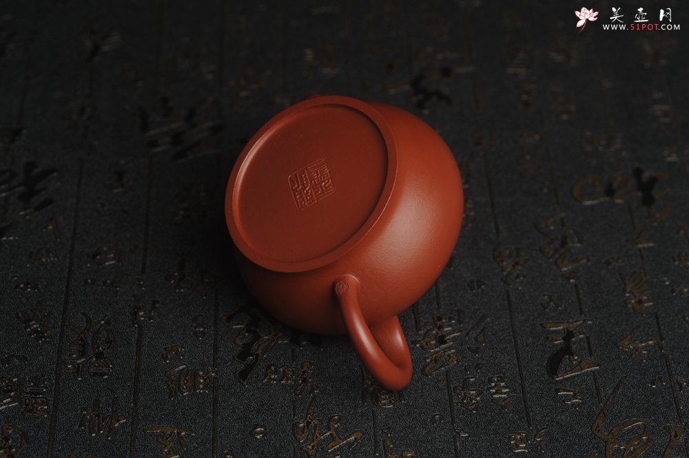 紫砂壶图片：正宗小煤窑朱泥 全手工宫灯壶 隽秀文气 茶人醉爱 - 宜兴紫砂壶网