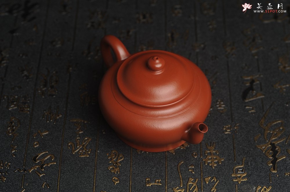 紫砂壶图片：正宗小煤窑朱泥 全手工宫灯壶 隽秀文气 茶人醉爱 - 宜兴紫砂壶网