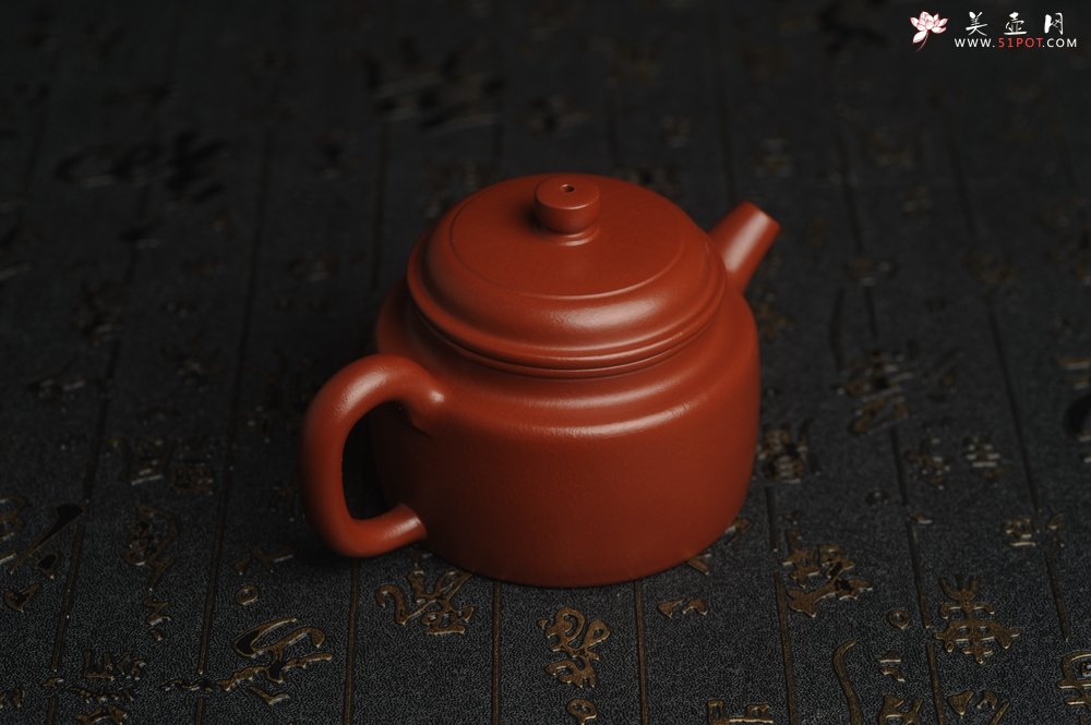 紫砂壶图片：正宗小煤窑朱泥 全手工小品德中壶 隽秀文气 茶人醉爱 - 宜兴紫砂壶网