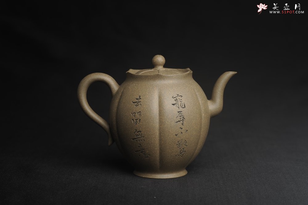 紫砂壶图片：美壶特惠 精致青段泥水仙壶 得之不喜 失之不忧 宠辱不惊 去留无意 - 宜兴紫砂壶网