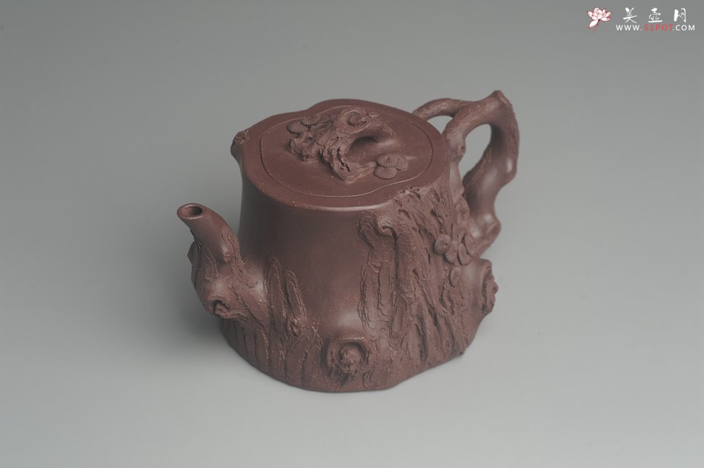 紫砂壶图片：实力精品全手工松桩 肌理丰富 越品越有味道 壶好的不要不要的 眼力好的速度下手 - 宜兴紫砂壶网