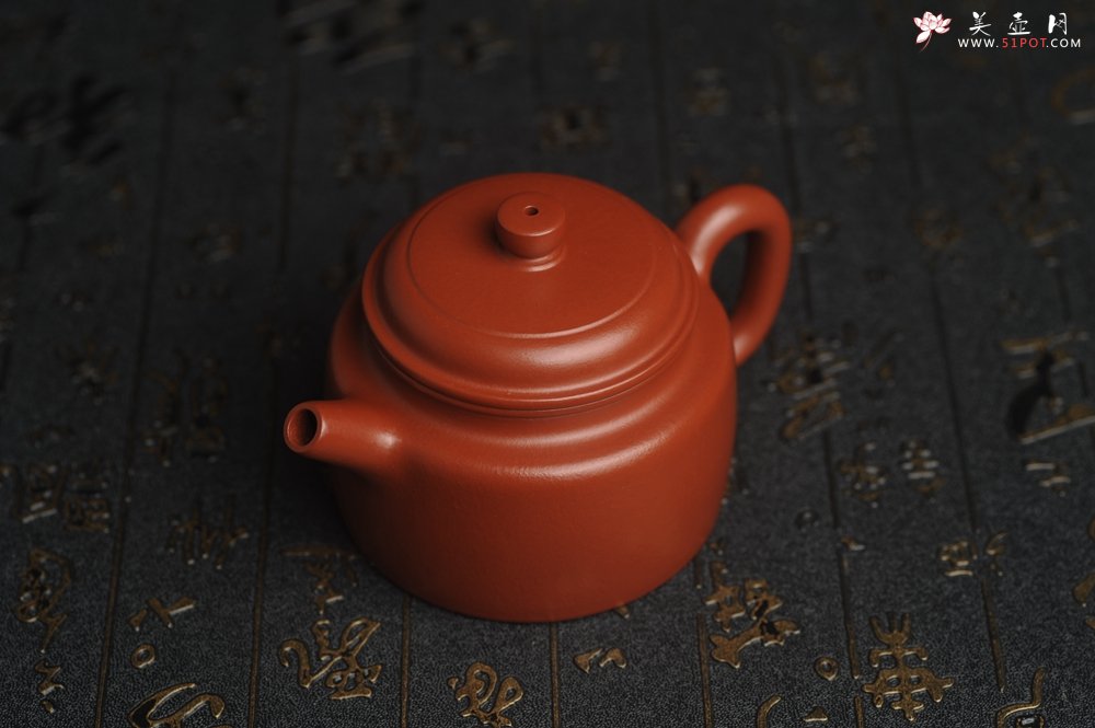 紫砂壶图片：正宗小煤窑朱泥 全手工小品德中壶 隽秀文气 茶人醉爱 - 宜兴紫砂壶网