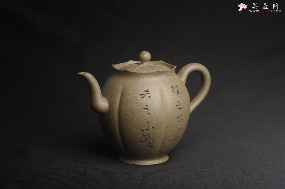 紫砂壶图片：美壶特惠 精致青段泥水仙壶 得之不喜 失之不忧 宠辱不惊 去留无意 - 宜兴紫砂壶网