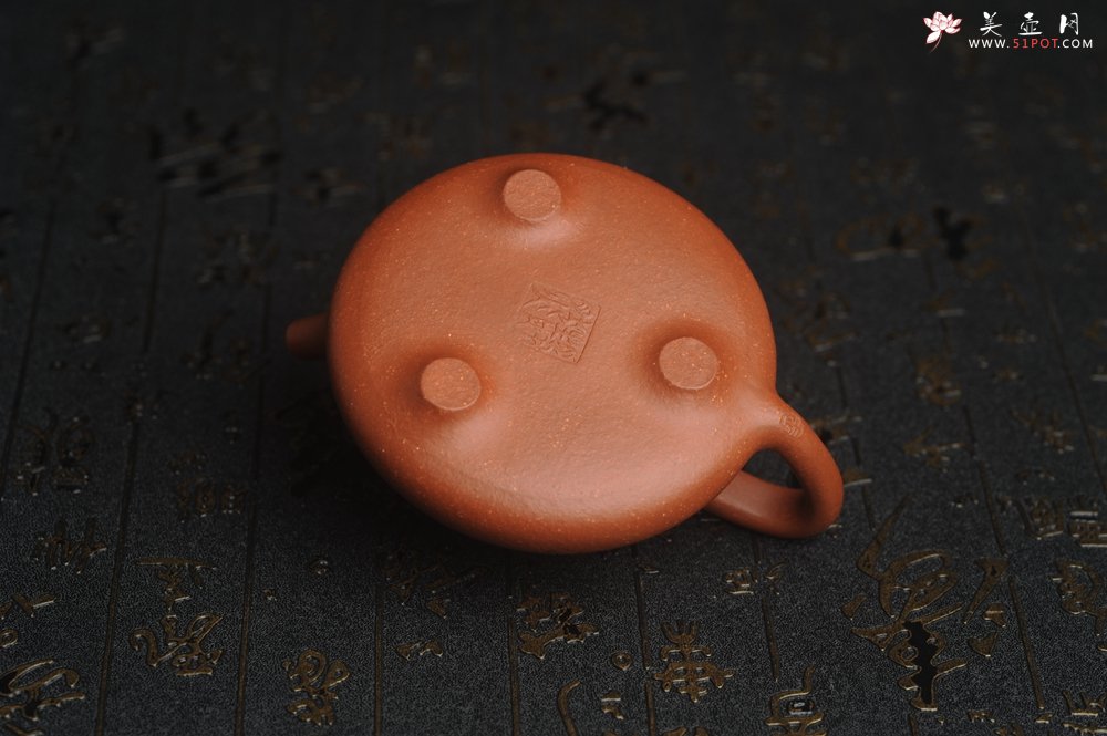紫砂壶图片：美壶特惠 超精致特好降坡泥小品子冶石瓢 通转梅花 特文气 - 宜兴紫砂壶网