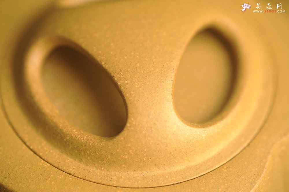 紫砂壶图片：美壶特惠 精致黄金段泥井泉壶 茶壶 茶人醉爱 - 宜兴紫砂壶网