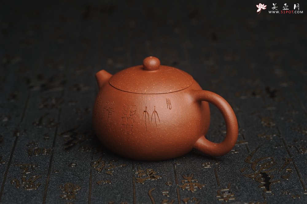 紫砂壶图片：油润降坡泥全手工小品西施壶 竹留清风 装饰居不可无竹 特文气 - 宜兴紫砂壶网