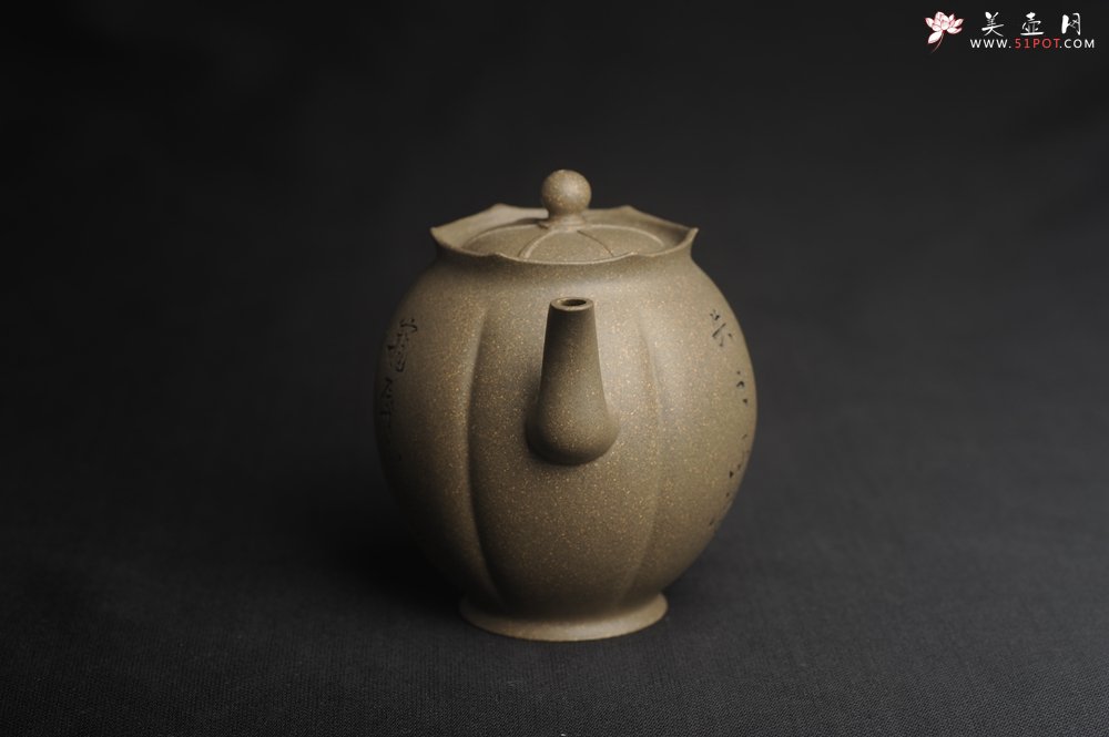 紫砂壶图片：美壶特惠 精致青段泥水仙壶 得之不喜 失之不忧 宠辱不惊 去留无意 - 宜兴紫砂壶网