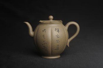 紫砂壶图片：美壶特惠 精致青段泥水仙壶 得之不喜 失之不忧 宠辱不惊 去留无意 - 宜兴紫砂壶网