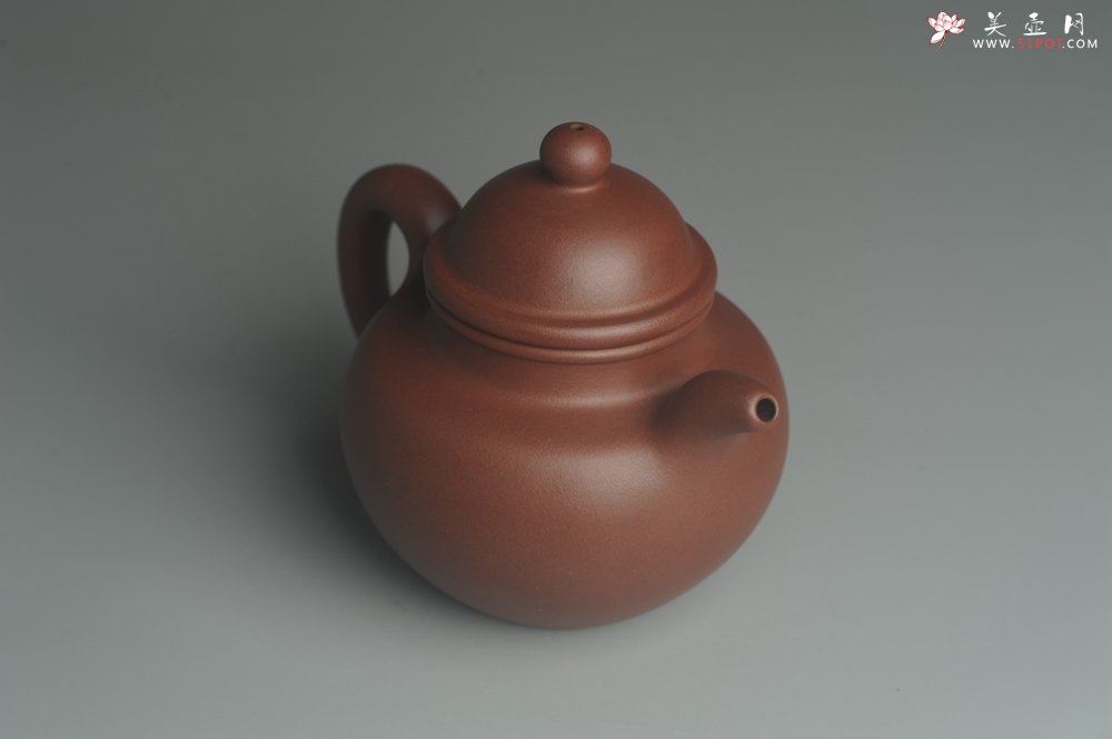 紫砂壶图片：油润底曹青 全手工寿珍掇球 深得老味 做工灰常好 请君细品 作品说话 - 宜兴紫砂壶网