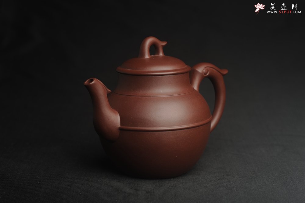 紫砂壶图片：美壶特惠 精致紫泥凤鸣壶 茶人醉爱 - 宜兴紫砂壶网