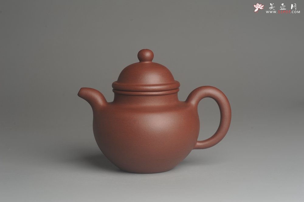紫砂壶图片：油润底曹青 全手工寿珍掇球 深得老味 做工灰常好 请君细品 作品说话 - 宜兴紫砂壶网