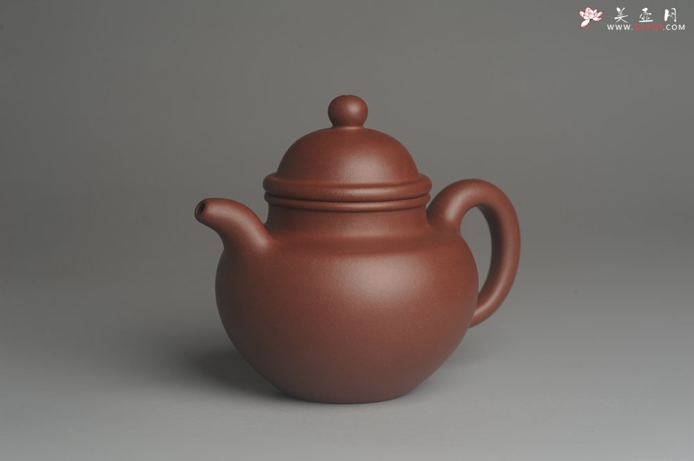 紫砂壶图片：油润底曹青 全手工寿珍掇球 深得老味 做工灰常好 请君细品 作品说话 - 宜兴紫砂壶网