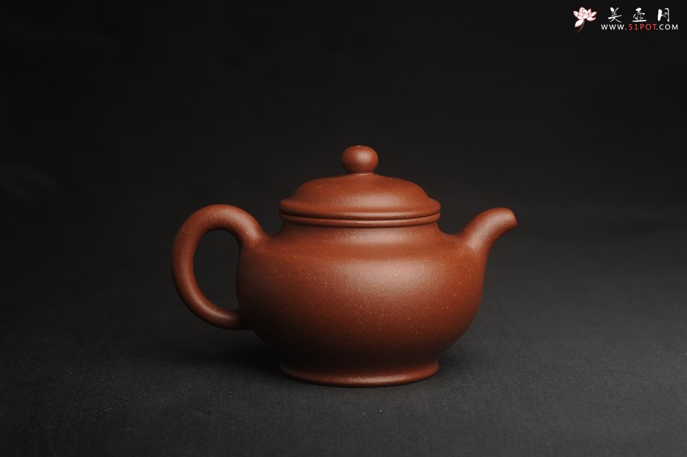 紫砂壶图片：美壶特惠 精致红降坡泥大亨掇只壶 茶人醉爱 - 宜兴紫砂壶网