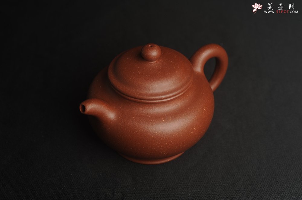 紫砂壶图片：美壶特惠 精致红降坡泥大亨掇只壶 茶人醉爱 - 宜兴紫砂壶网