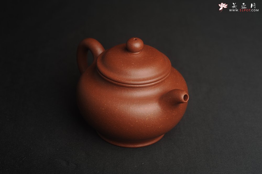 紫砂壶图片：美壶特惠 精致红降坡泥大亨掇只壶 茶人醉爱 - 宜兴紫砂壶网