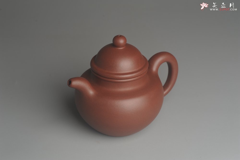 紫砂壶图片：油润底曹青 全手工寿珍掇球 深得老味 做工灰常好 请君细品 作品说话 - 宜兴紫砂壶网