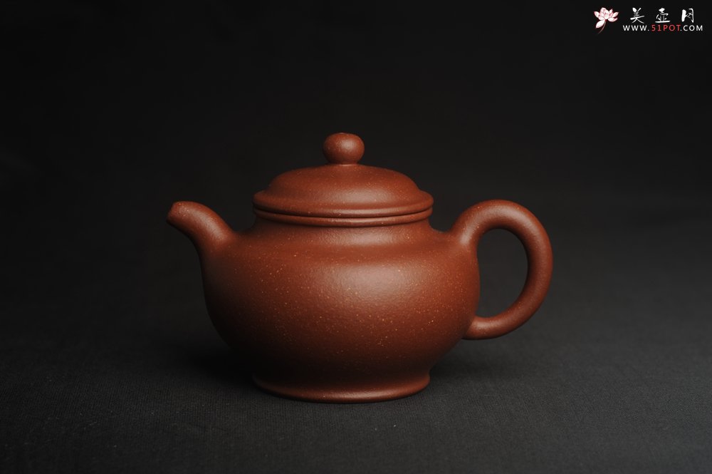 紫砂壶图片：美壶特惠 精致红降坡泥大亨掇只壶 茶人醉爱 - 宜兴紫砂壶网