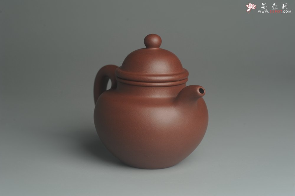 紫砂壶图片：油润底曹青 全手工寿珍掇球 深得老味 做工灰常好 请君细品 作品说话 - 宜兴紫砂壶网