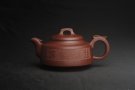 紫砂壶图片：美壶特惠 精致紫泥凤鸣壶 龙飞凤舞 - 宜兴紫砂壶网