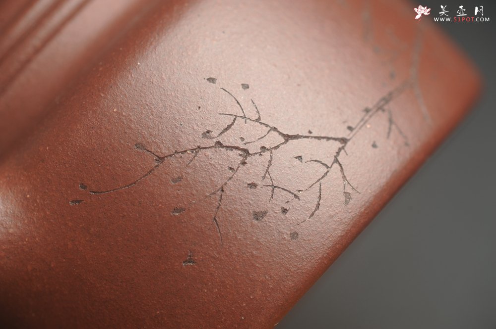 紫砂壶图片：,美壶特惠 优质紫泥精致枯枝鸟德中壶 矿物质丰富 茶人醉爱 - 宜兴紫砂壶网