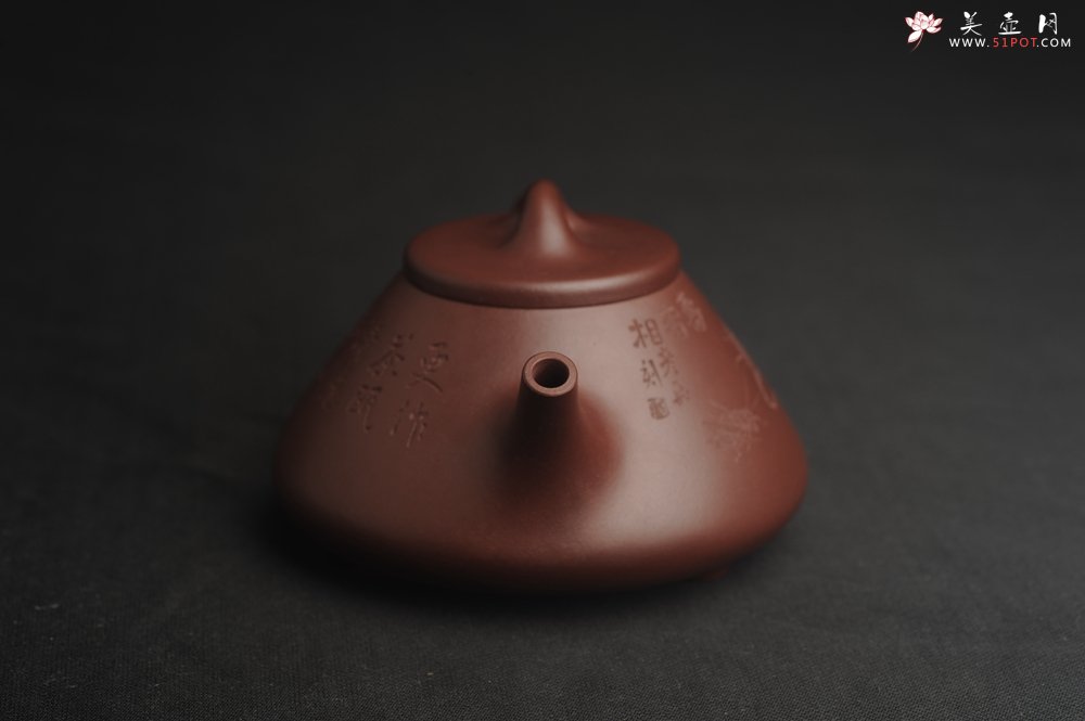 紫砂壶图片：油润底曹青 全手工特好子冶石瓢 工艺师装饰清供图 特文气 - 宜兴紫砂壶网