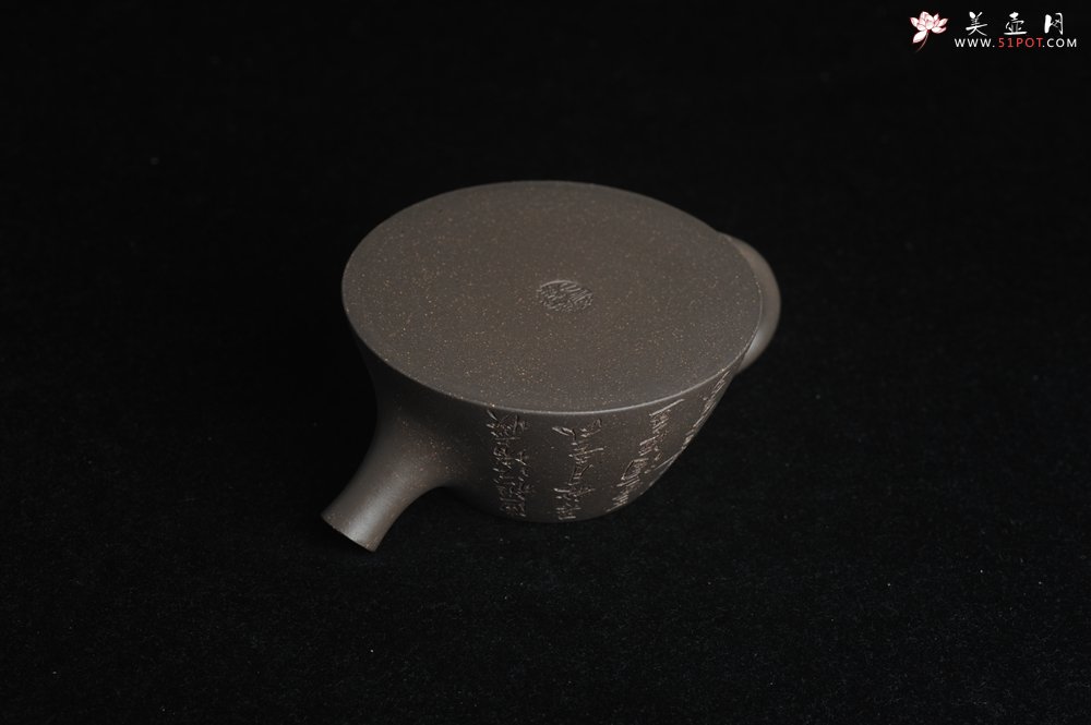 紫砂壶图片：美壶特惠 精致青段牛盖霸王石瓢 古今多少事都付笑谈中 - 宜兴紫砂壶网