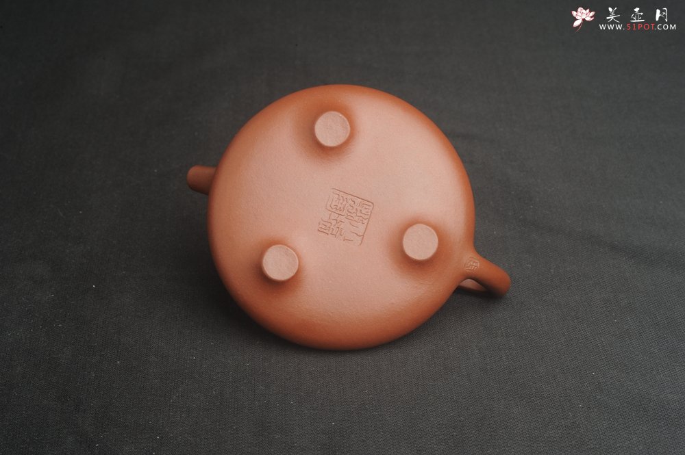 紫砂壶图片：特好底曹青全手工小品子冶石瓢茶壶 一票饮 刻竹特文气 - 宜兴紫砂壶网