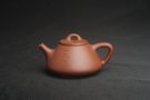 紫砂壶图片：特好底曹青全手工小品子冶石瓢茶壶 一票饮 刻竹特文气 - 宜兴紫砂壶网
