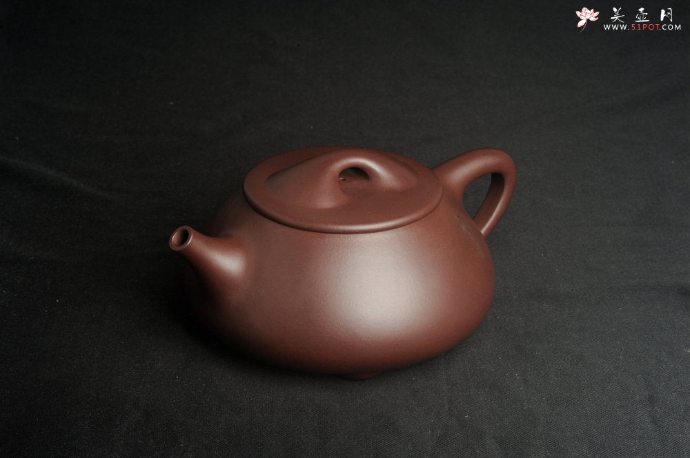 紫砂壶图片：特好精工紫泥大满瓢 难度特别大 足足做了一个星期 成型难实用型杠杠的忒别适用夏天牛饮 - 宜兴紫砂壶网