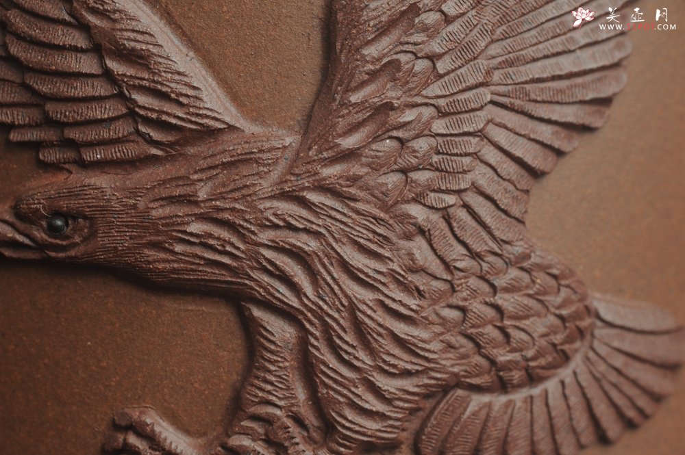 紫砂壶图片：美杯特惠 精致竹段盖杯 紫砂杯茶杯 大鹏展翅 - 宜兴紫砂壶网