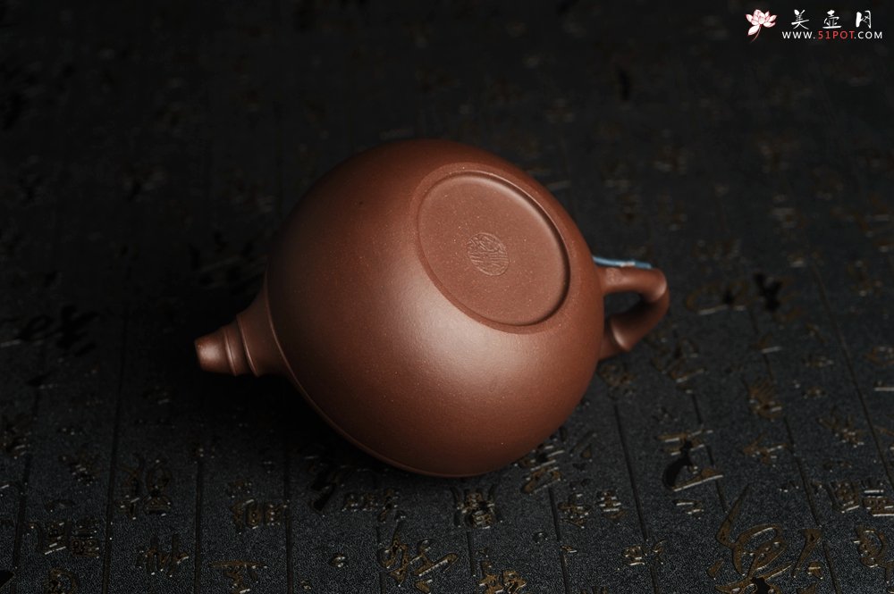 紫砂壶图片：美壶特惠 超精致紫泥松竹梅 竹鼓壶 - 宜兴紫砂壶网