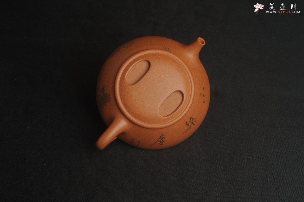 紫砂壶图片：美壶特惠 精致黄降坡泥牛盖石瓢 装饰清供图 特文气 - 宜兴紫砂壶网