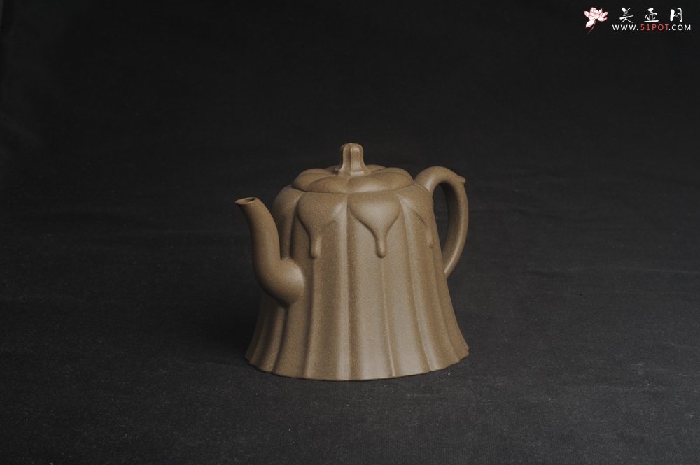紫砂壶图片：美壶特惠 精致青段滴水之恩壶 - 宜兴紫砂壶网