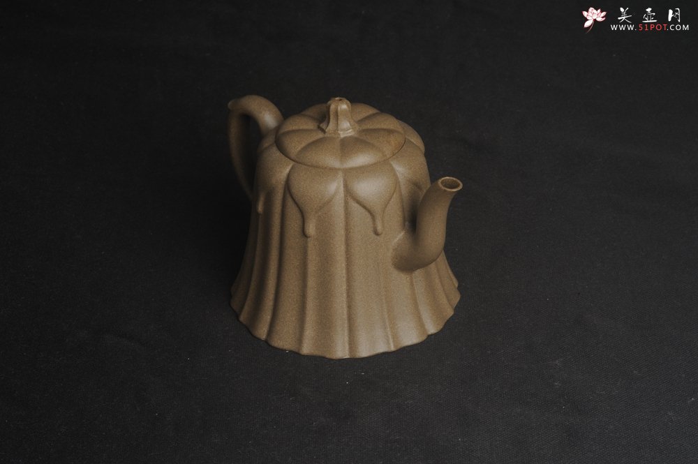 紫砂壶图片：美壶特惠 精致青段滴水之恩壶 - 宜兴紫砂壶网