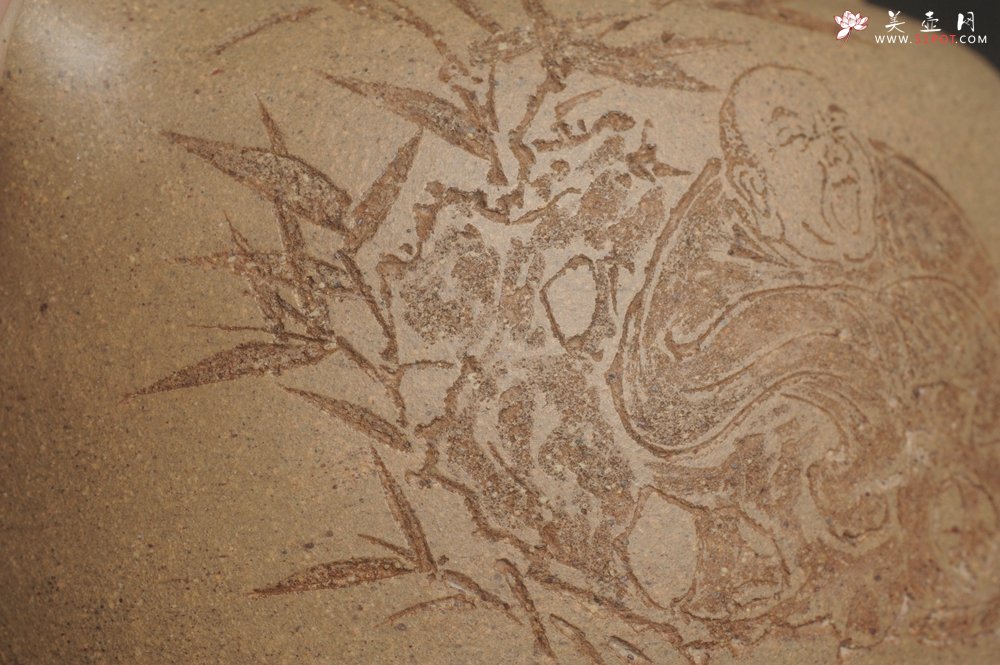 紫砂壶图片：特好高温本山老段泥 全手工过桥井栏壶 浩然养素 - 宜兴紫砂壶网